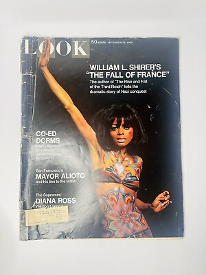 Look Magazine September 23 1969 Diana Ross Cover Vintage $14.99