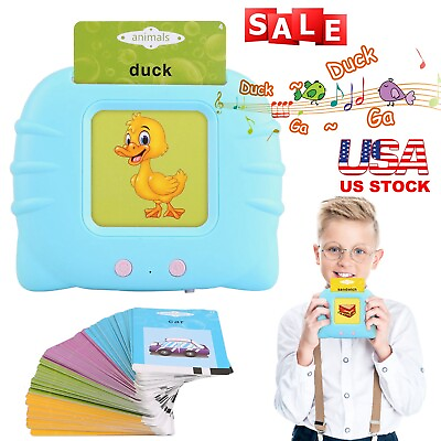 #ad Electronic Talking Flash Cards 224 Sight Words Pocket Speech for Toddlers Gift $13.99