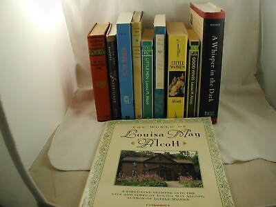 #ad Louisa May Alcott 10 Books Classic 19th Century Novels Stories Undiscovered Work $54.95