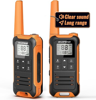 #ad Long Range Walkie Talkie 2 Set 50 Mile Two Way Radio Charge Headset Waterproof $38.89