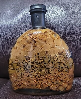 #ad Oil Vinegar Infused Vegitable In A Decoritive Bottle 8.5 Inch $25.00