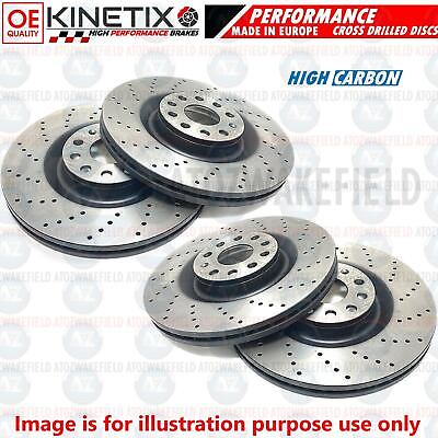 #ad FOR TOYOTA CELICA ST205 FRONT REAR DRILLED PERFORMANCE BRAKE DISCS 275mm 269mm GBP 222.00