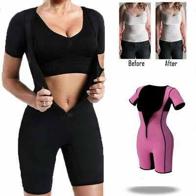 #ad New Neoprene Ultra Full Body Shaper Sauna Sweat Suit Gym Sports For Women US $10.98