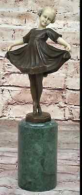 Large Prima Ballerina Bronze Sculpture Gift Nouveau Deco Figurine statue Figure $480.00