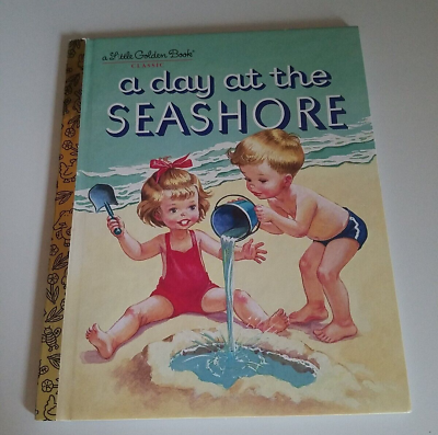#ad A Little Golden Book Classic A day at the SEASHORE book Excellent Condition $6.99