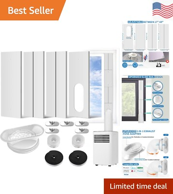 #ad Premium Universal Portable Air Conditioner Window Kit Sliding Window Vent Kit $51.99