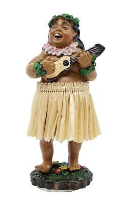 #ad #ad Hawaiian Hula Man w Ukulele Mini Dashboard Doll 4quot; Car Doll Hawaii Souvenir $11.06