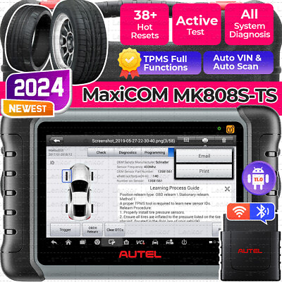 #ad Autel MaxiCOM MK808S TS 2024 Bidirectional amp; TPMS Programming Upgrade of MK808TS $590.00