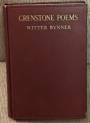 nner GRENSTONE POEMS A SEQUENCE Signed 1917 $42.50