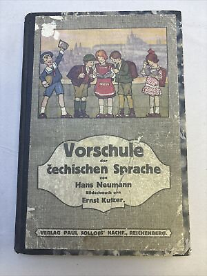 #ad Vorschule der Čechischen Sprache by Hans Neumann 1927 $45.00