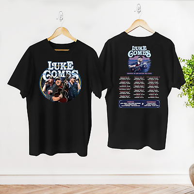 #ad Luke Combs Shirt Luke Combs Growing Up and Getting Old 2024 Tour T Shirt $7.99