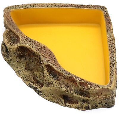 #ad Reptile Feeder Resin Bowl Amphibian Reptile Bowl for Reptile Lizard Gecko Bea... $24.60