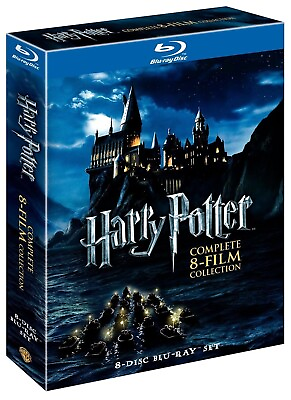 #ad HARRY POTTER Complete 8 Film Movie Collection 8 Disc BLU RAY Daniel Radcliffe $22.96