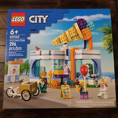 LEGO City 60363 Ice Cream Shop Building Toy Set Sealed NEW $32.99