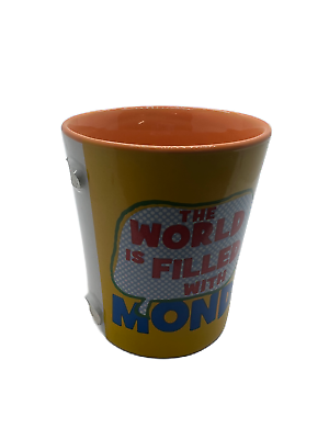 #ad Peanuts Mug Snoopy Charlie Brown “The World Is Filled With Mondays” Coffee Cup $12.99
