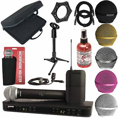 #ad Shure BLX1288 CVL Handheald Lavalier Microphone Pack W Case Cables H9 B... $696.40