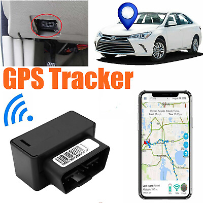 #ad GPS Tracker Real Time OBD2 Vehicle Tracking Device GSM GPRS Car Auto Locator $18.98
