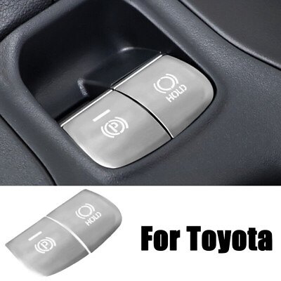 #ad Silver Aluminum Alloy Car Function Button Trim Sticker For Toyota Corolla 19 24 $18.50