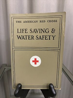 #ad #ad Vintage The American Red Cross Life Saving amp; Water Safety Book 1937 Softcover $4.75