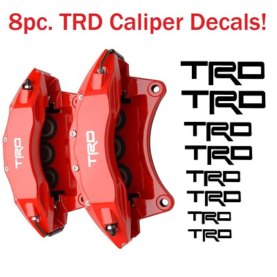 #ad TRD Brake Caliper High Temp Decal Vinyl Sticker Toyota Racing Development $13.99