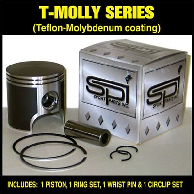 #ad Piston Kit SKI DOO MX Z RENEGADE X800 HO SDI #x27;07 82.00MM T Molly Single Ring $64.03