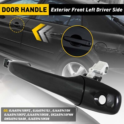 #ad Front Left Driver Outside Door Handle Primed For Mazda 3 5 6 CX 7 CX 9 RX 8 $13.99