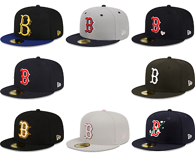 #ad New Boston Red Sox New Era MLB Baseball Cap 59FIFTY 5950 Unisex $19.68