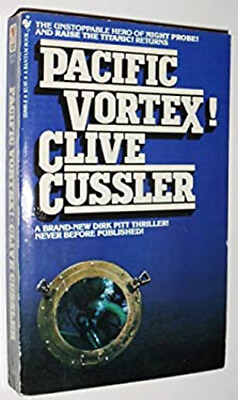 #ad Pacific Vortex Mass Market Paperbound Clive Cussler $6.50
