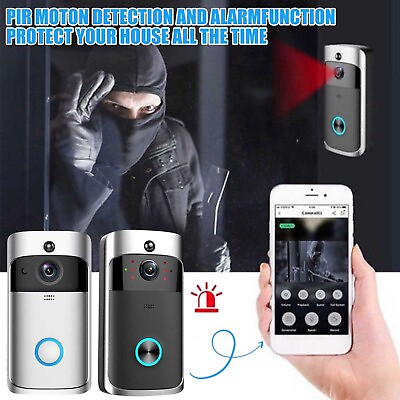 #ad Ring amp; Video Doorbell WITH Camera Wireless WiFi Security Phone Bell 720PHD ✅ $36.09