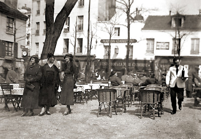 #ad #ad Paris Montmartre Restaurant A la Mère Catherine Repro photo ancienne an. 1930 EUR 5.00