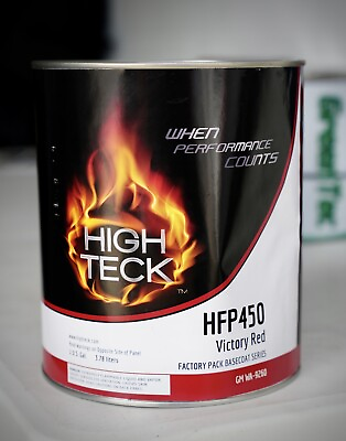 HIGH TECK Victory Red Automotive Basecoat Paint GALLON HFP450 GM Code WA9260 $109.99