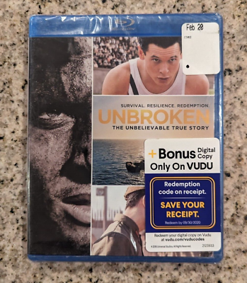 #ad Unbroken The Unbelievable True Story Blu ray Disc $7.99