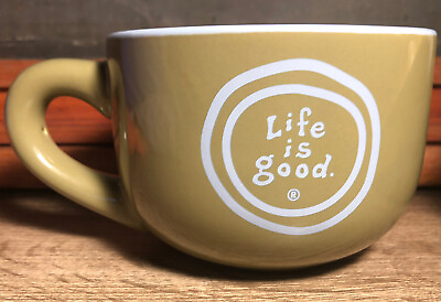 Life Is Good Coffee Mug Cup by Good Home Green A1 $16.50