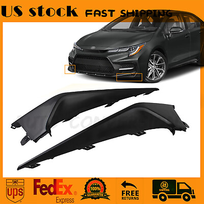 #ad For 2020 2022 Toyota Corolla SE XSE Front Bumper Grille Lower Trim Molding 2PCS $27.98