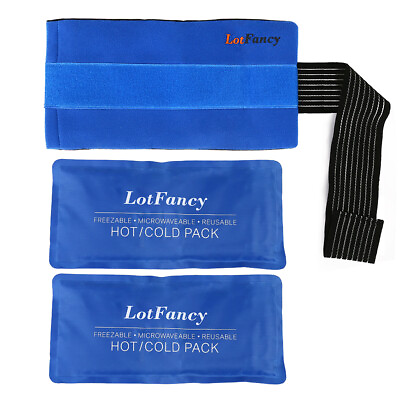 Reusable Ice Pack Gel Wrap Hot Cold Therapy Pain Relief For Knee Head Neck Ankle $13.98