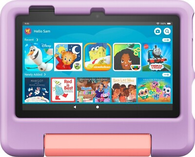 #ad Amazon Fire 7 Kids Edition 12th Gen. 32GB Tablet Purple Factory Sealed $89.99