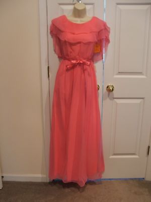#ad NWT VICTORIAN Teatime Bridemaid Stage HALLOWEEN Special Pink Gown small 3 5 $32.79