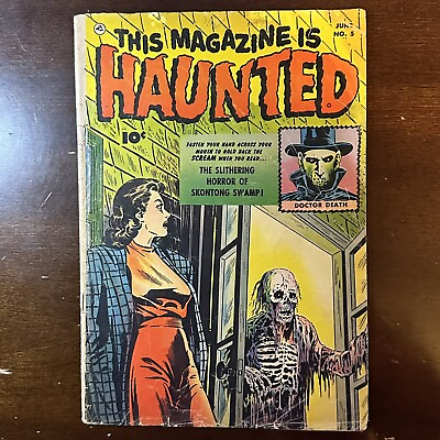#ad This Magazine is Haunted #5 1952 PCH Golden Age Horror Incomplete $125.00