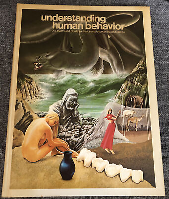 #ad Understanding Human Behavior Illustrated Guide Book 1974 Abnormal Psyche Vintage $4.99