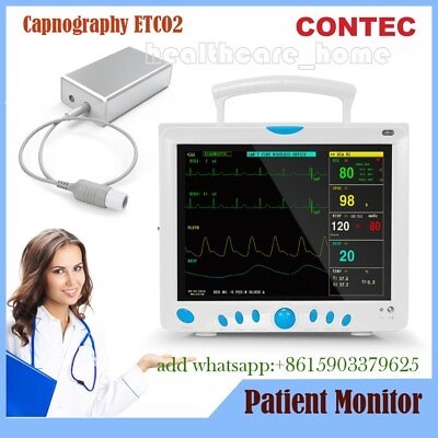 12.1#x27;#x27; TFT color LCD ICU CCU Vital Signs Patient Monitor Cardiac MachineEtco2 $798.00