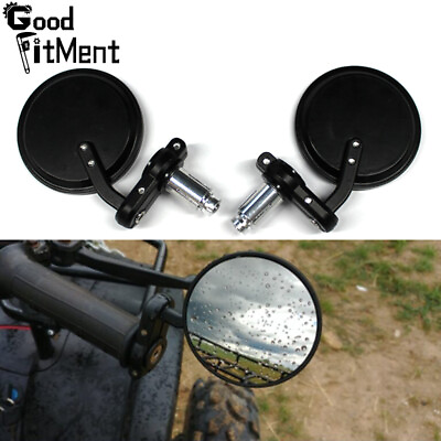 #ad GOODFITMENT 7 8quot; CNC Motorcycle Handlebar End Mirrors Rearview For Cafe Racer SC $17.00