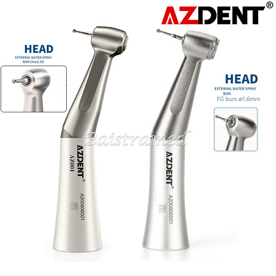 #ad AZDENT Dental 1:1 Contra Angle Slow Low Speed Handpiece Push Button $20.23