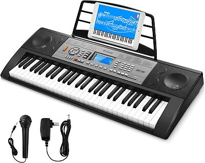 🎹Donner DEK 510 Piano 54 Key Electronic Keyboard 500 Tones 300 Rhythms 40 Demos $199.99