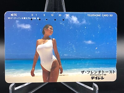 #ad Vintage TEIJIN Japanese PHONE CARD Telephone Cards Rare Used $20.00