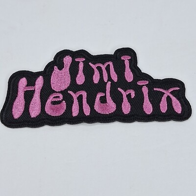 #ad Jimi Hendrix Logo Patch Embroidered Sew Iron On Rock Retro Music Applique New $4.99