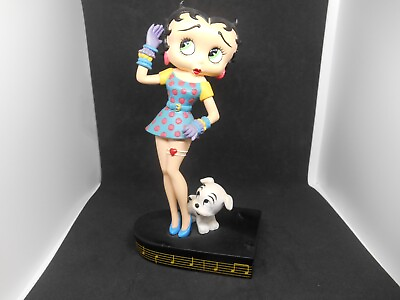 #ad BETTY BOOP quot; SINGS THE BLUES quot; LIMITED ED.SCULPTUREquot; 6 1 2 quot; TALL # 15 $$ NO MIC $18.99