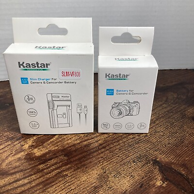 Kastar Battery Slim Charger USB amp; Battery for Cameras amp; Camcorders $6.50