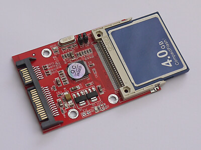 CF Compact Flash to SATA Adapter Konverter CF I II MicroDrive™ bootfähig EUR 18.90