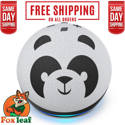 #ad Amazon Echo Dot 4th Gen Kids Edition with Parental Controls Panda $49.95