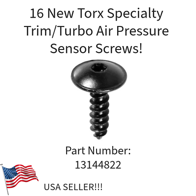 #ad 16 SPECIALTY TORX SCREWS FITS GM EQUINOX TERRAIN REGAL ALLURE SS XT4 XTS ETC $15.95